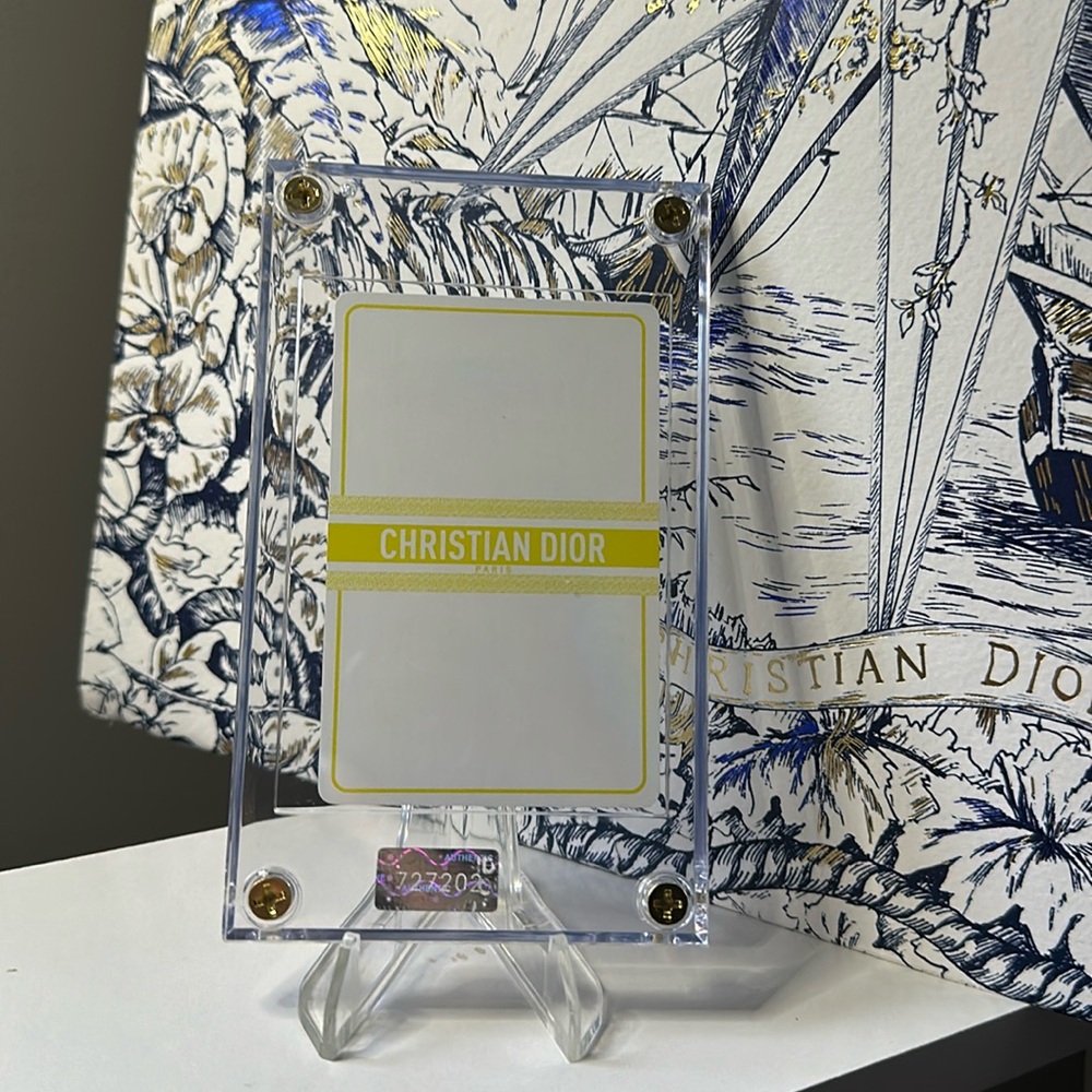 Christian Dior Playing Card